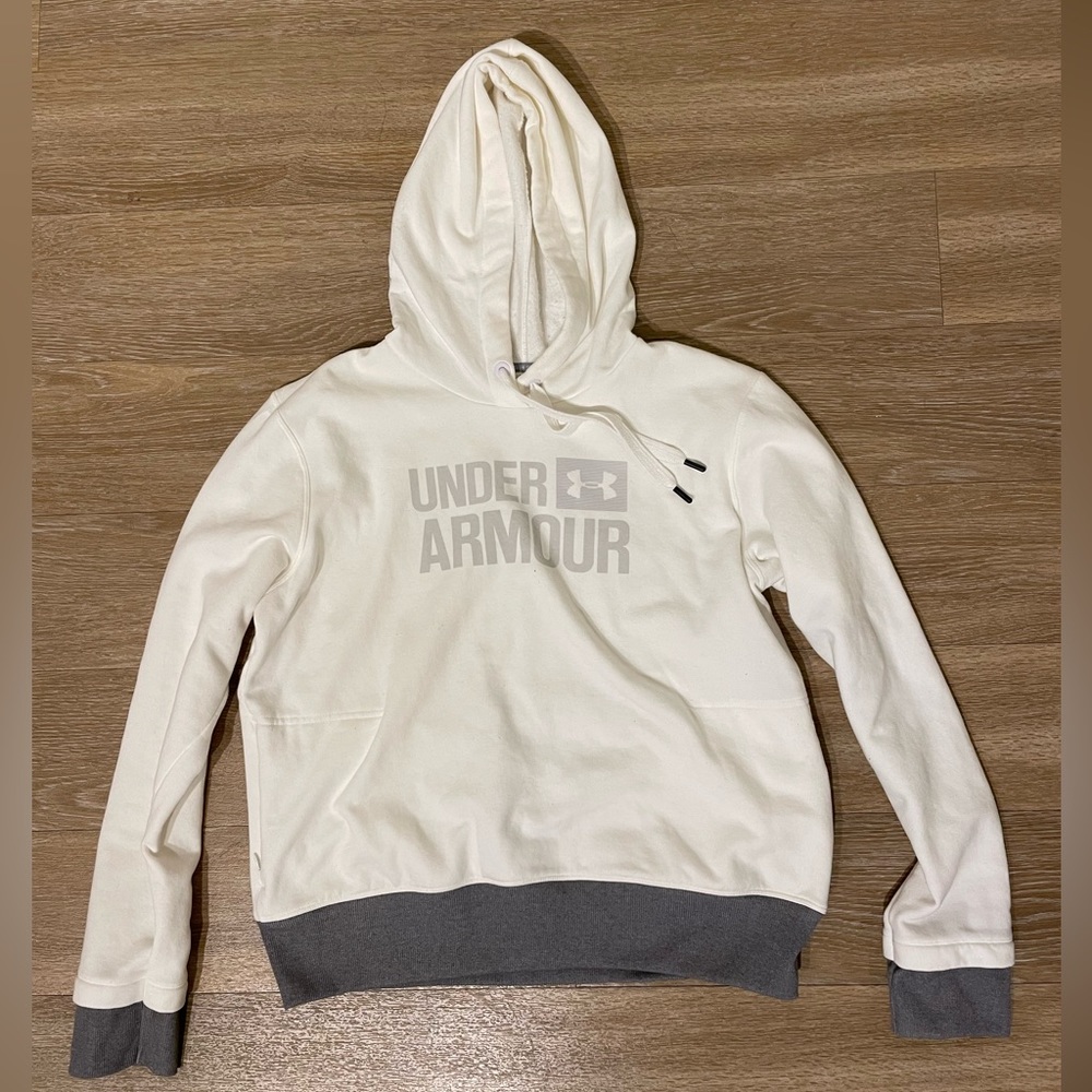 White underarmour hoodie